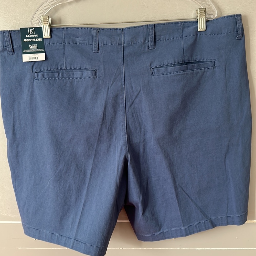 George Men's Flat Front Shorts Size 46 - Picture 7 of 10